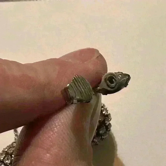 Vintage Clip On Drop Ball Earrings.  Cubic Zirconia.  Cluster. Marquise Main - Picture 3 of 6